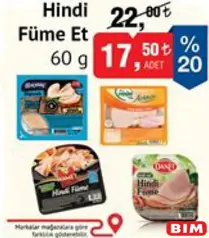 HİNDİ FÜME ET 60 G